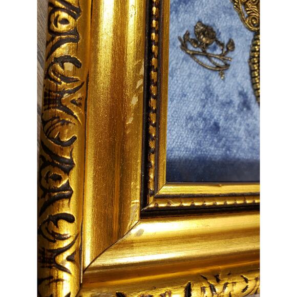 Fragonard Limoges Hand Painted Porcelain Cameo Shadowbox Framed - Picture 5 of 7